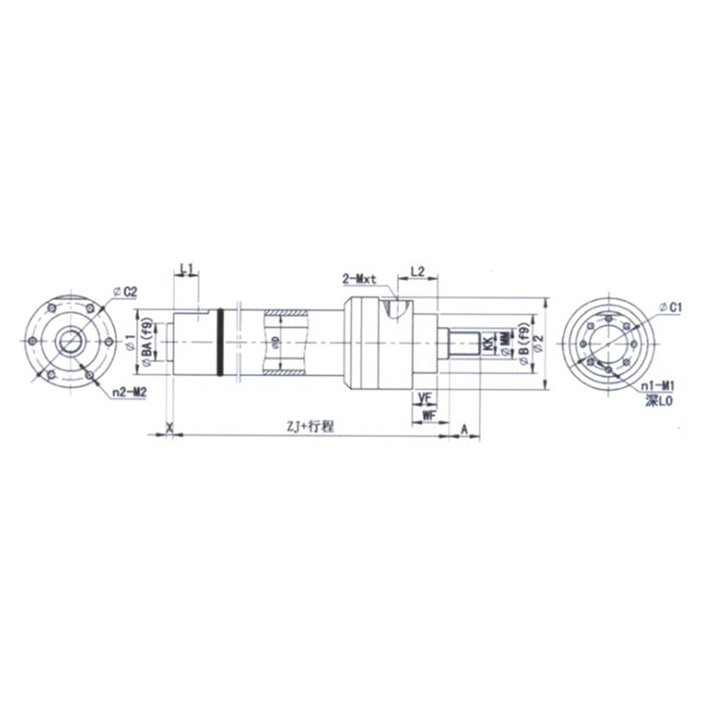 HC-YHG系列冶金设备标准液压油缸